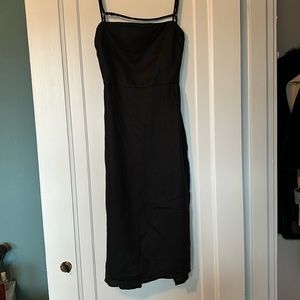 Reformation Linen Open Back Dress